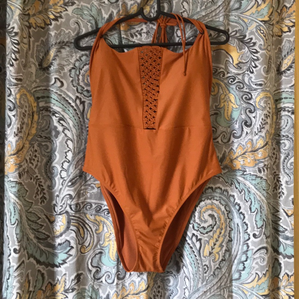 NWT Aeri Halter One piece Swimsuit